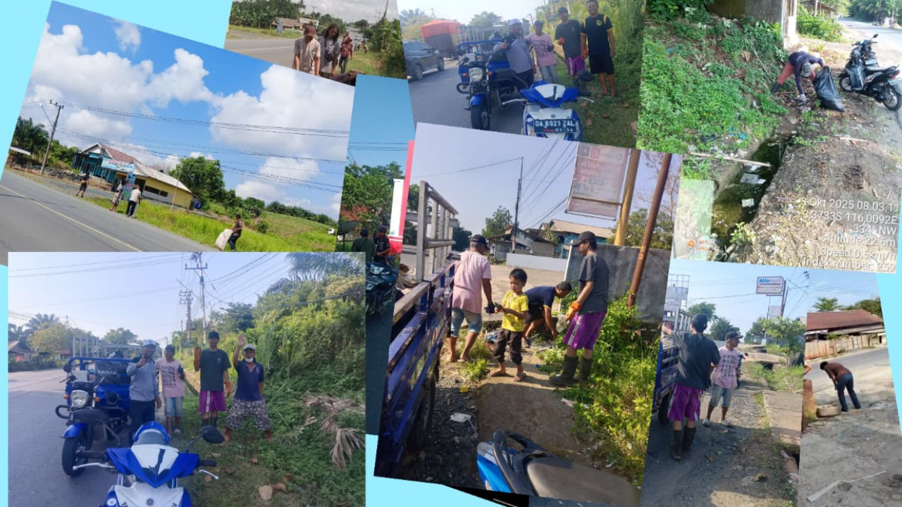 AKSI JUMAT BERSIH DARI RT 01 SAMPAI RT 18 DESA GUNUNG BESAR