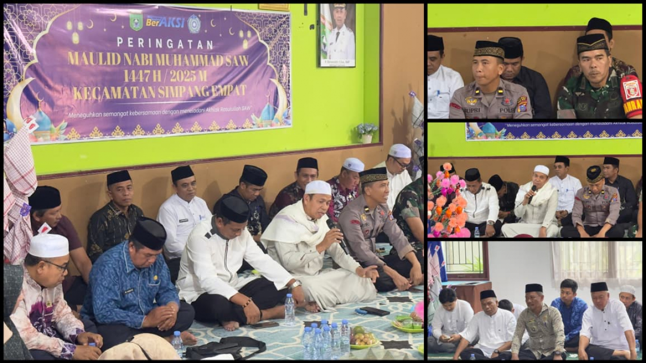 PERINGATAN MAULID NABI DI KECAMATAN SIMPANG EMPAT