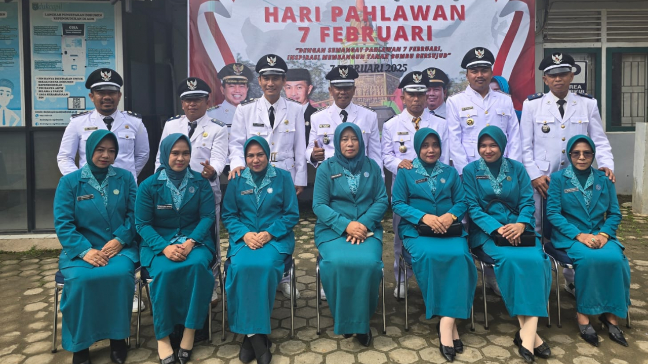 Peringatan Hari Pahlawan 7 Pebruari 1947 di Desa Gunung Besar