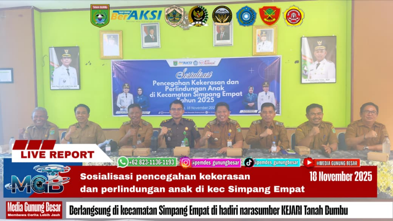 SOSIALISASI PENCEGAHAN KEKERASAN DAN PERLINDUNGAN ANAK