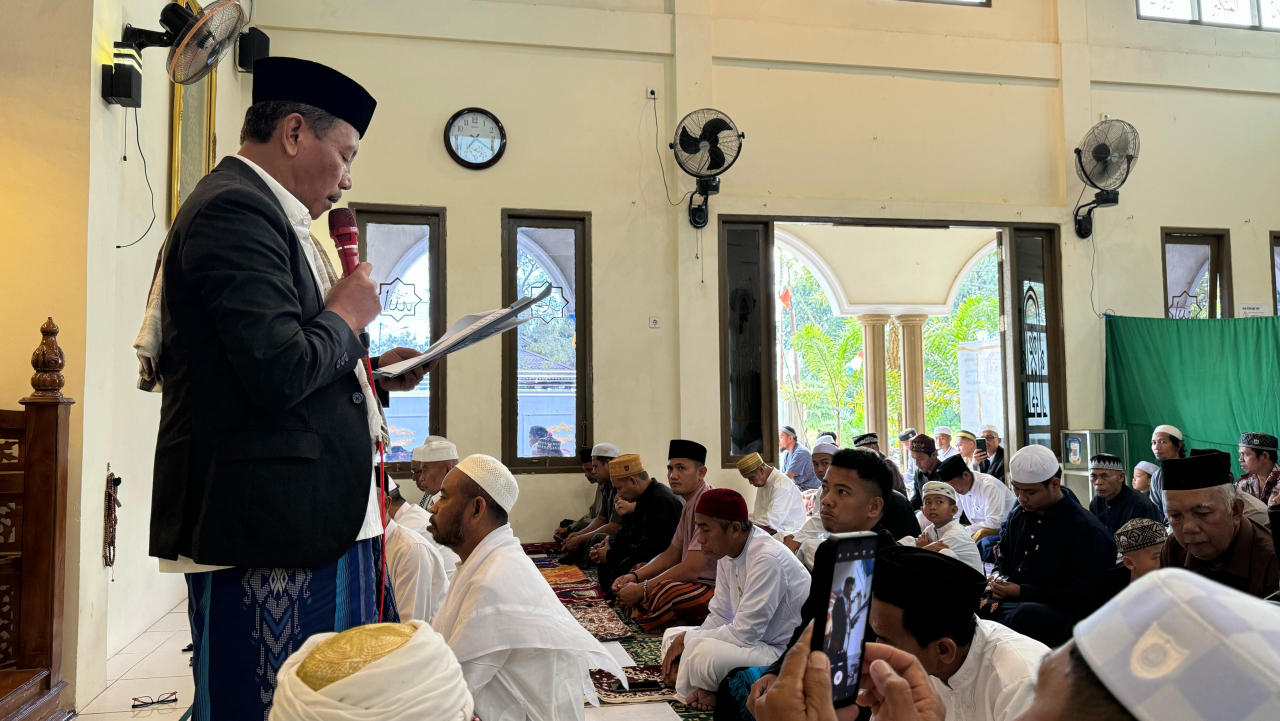 Peringatan Idul Fitri 1446 H di Desa Gunung Besar