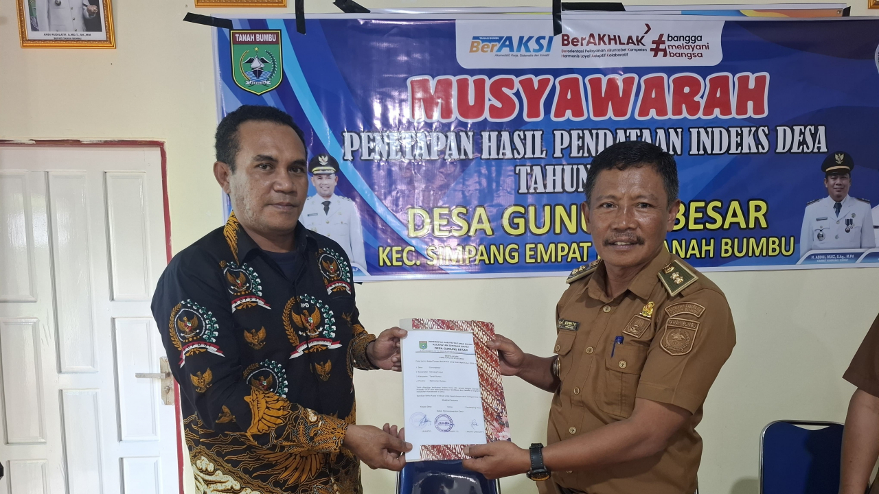 Penetapan Indeks Desa Membangun Tahun 2025 di Desa Gunung Besar