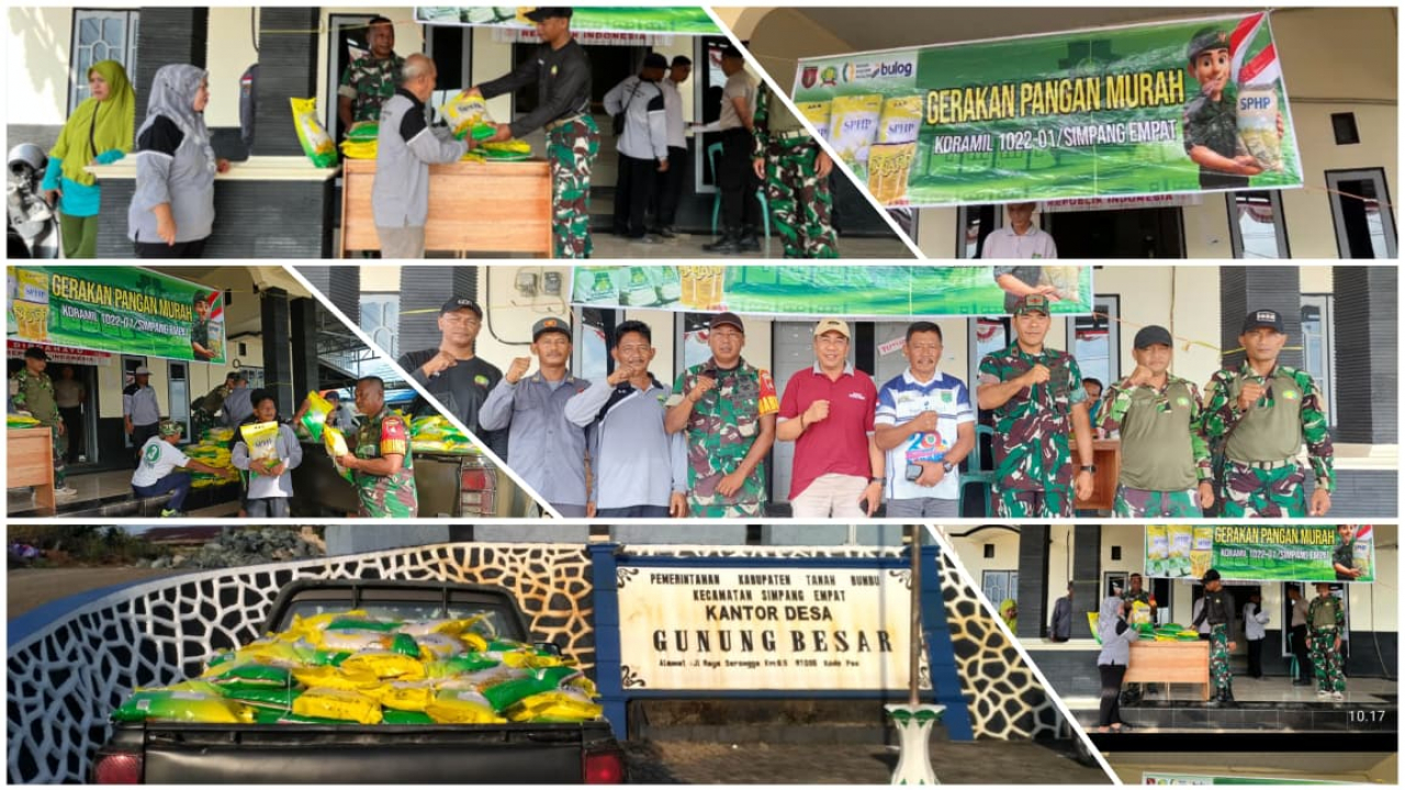 GERAKAN PANGAN MURAH KORAMIL 1022-01/SIMPANG EMPAT DI DESA GUNUNG BESAR