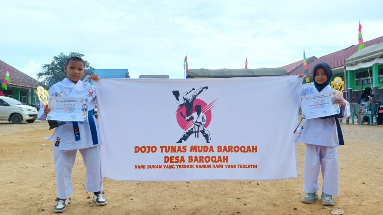 ATLIT DOJO TUNAS MUDA BAROQAH RAIH JUARA 1 DI LOMBA O2SN TINGKAT SD