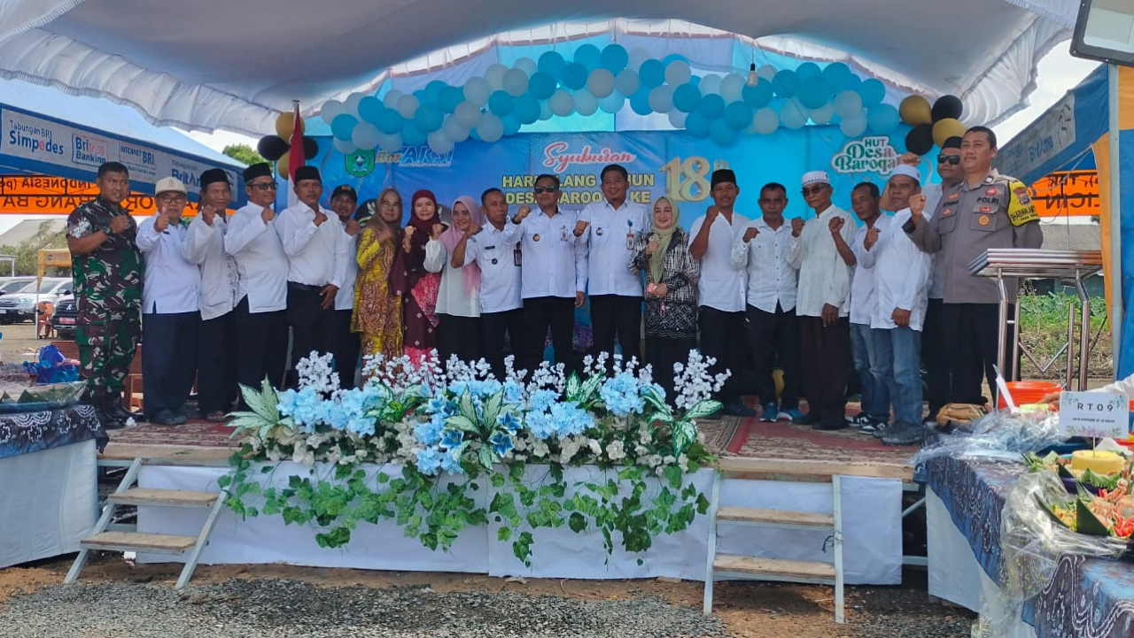 Hut ke 18 Desa Baroqah dibanjiri Tuaian Apresiasi Diberbagai Kalangan