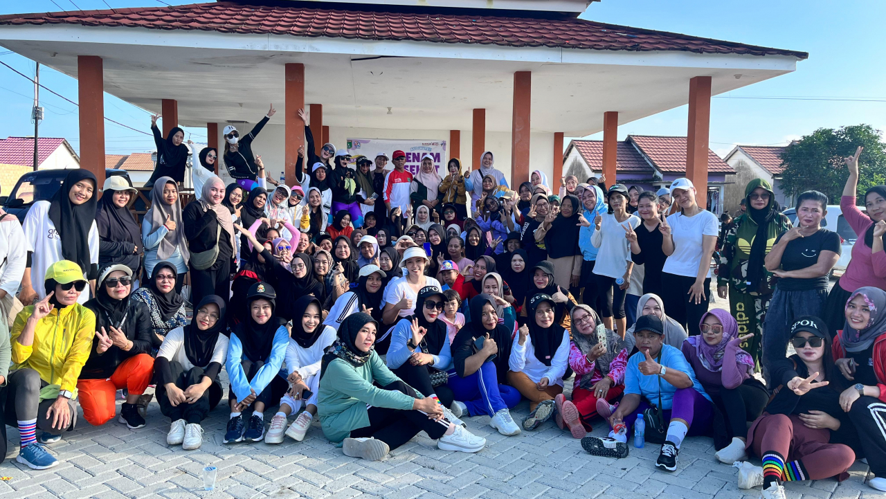 Senam Sehat Bersama Pemdes Baroqah