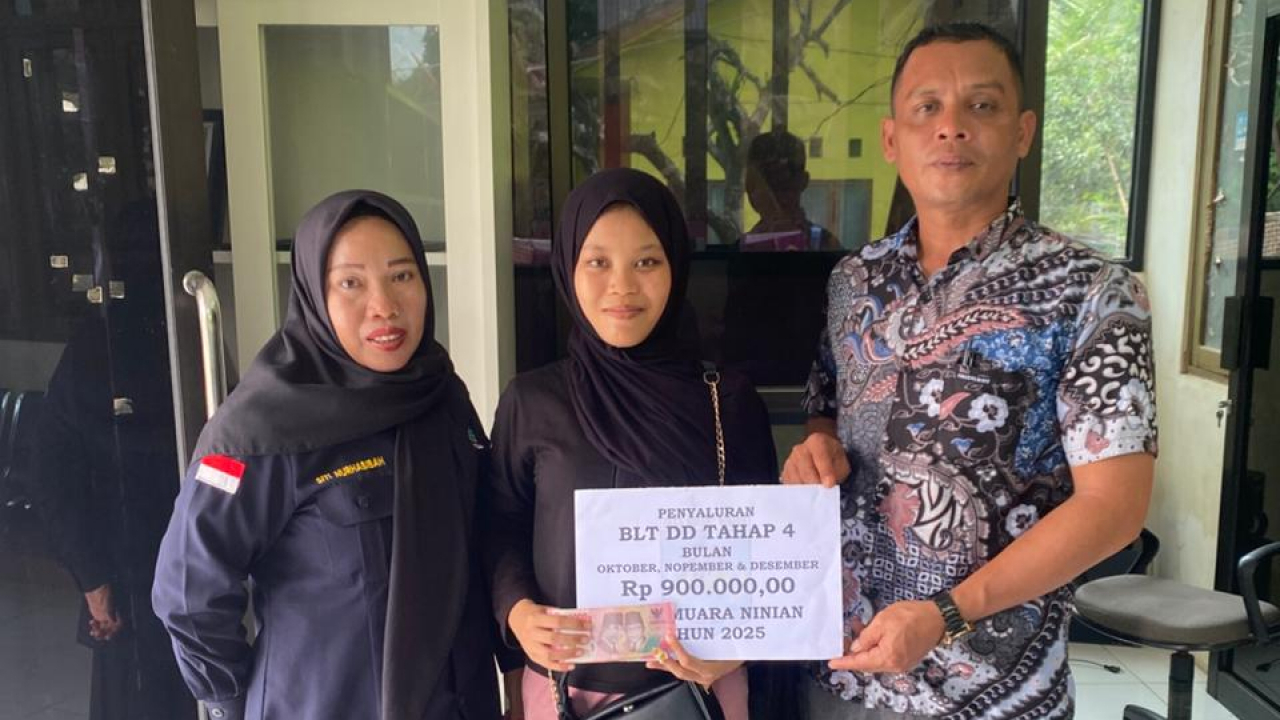 Desa Muara Ninian Salurkan BLT Tahap IV untuk 29 Keluarga Penerima Manfaat