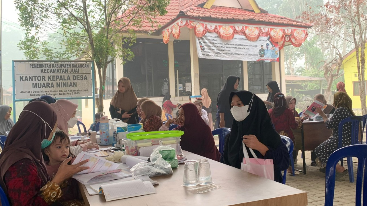 Posyandu ILP Desa Muara Ninian Pantau Kesehatan Masyarakat Seluruh Kelompok Usia