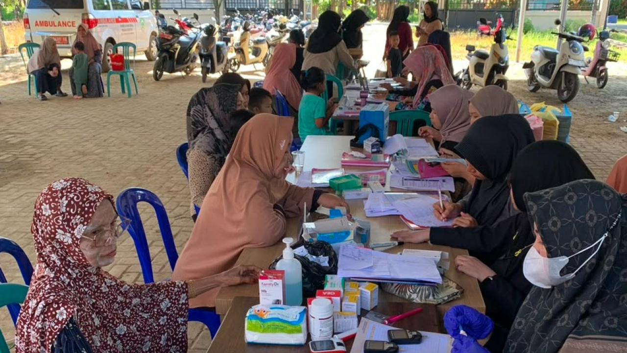 Ratusan Warga Ikuti Posyandu ILP, Desa Muara Ninian Tingkatkan Pemantauan Kesehatan Masyarakat