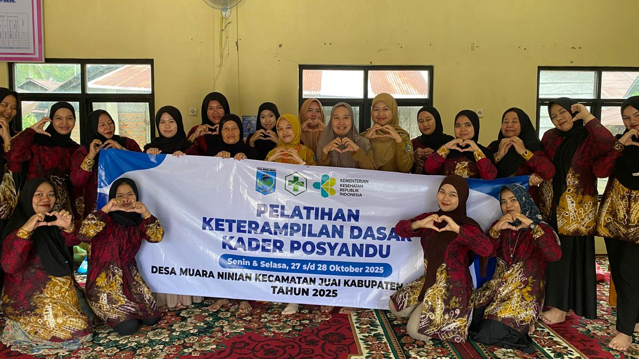 Tingkatkan Kompetensi Kader, Desa Muara Ninian Gelar Pelatihan Posyandu ILP