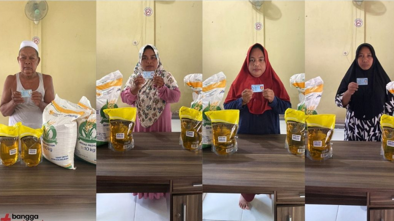 Desa Muara Ninian Salurkan Bantuan Pangan Tahun 2025 kepada Warga Penerima Manfaat