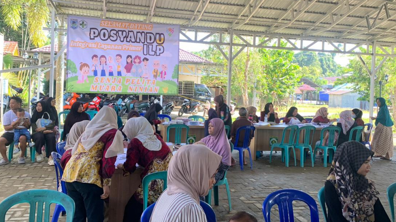 Ratusan Warga Ikuti Posyandu ILP, Pemantauan Kesehatan Menyeluruh di Desa Muara Ninian