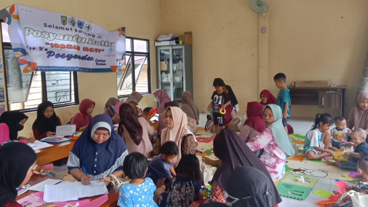 Posyandu Balita “IDAMAN HATI” Desa Muara Ninian Upayakan Penurunan Angka Stunting