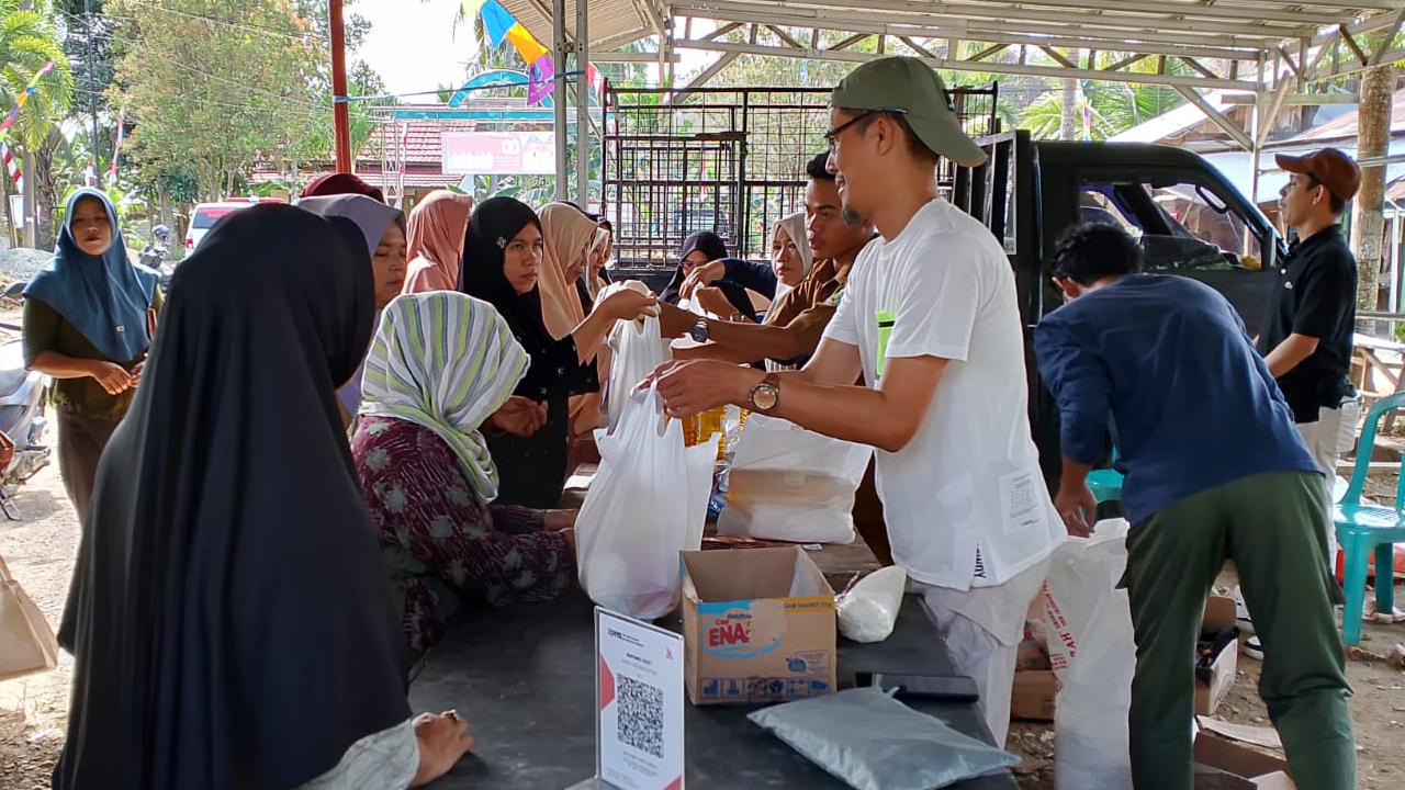 Pasar Murah Digelar di Desa Muara Ninian untuk Kendalikan Inflasi