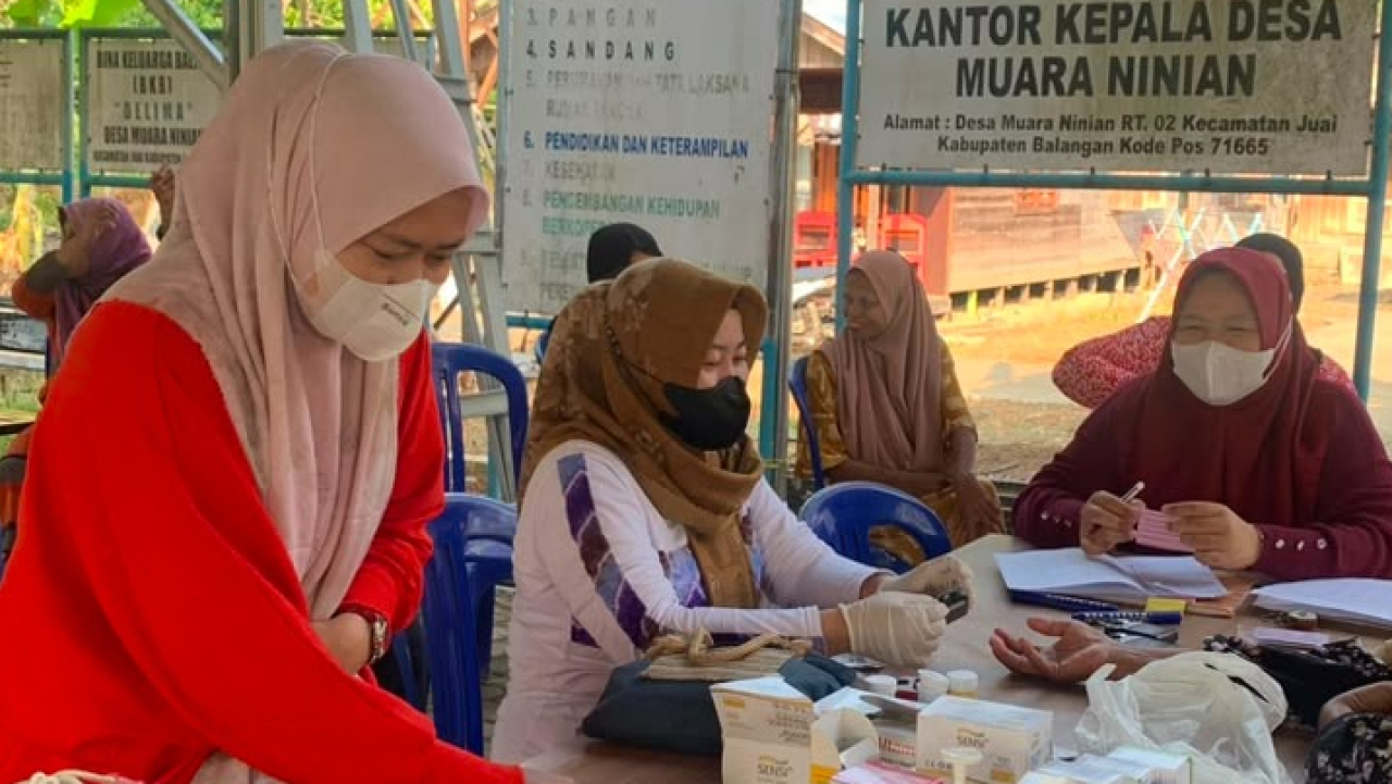 Posyandu ILP Desa Muara Ninian Pantau Kesehatan Masyarakat dari Berbagai Kelompok Usia