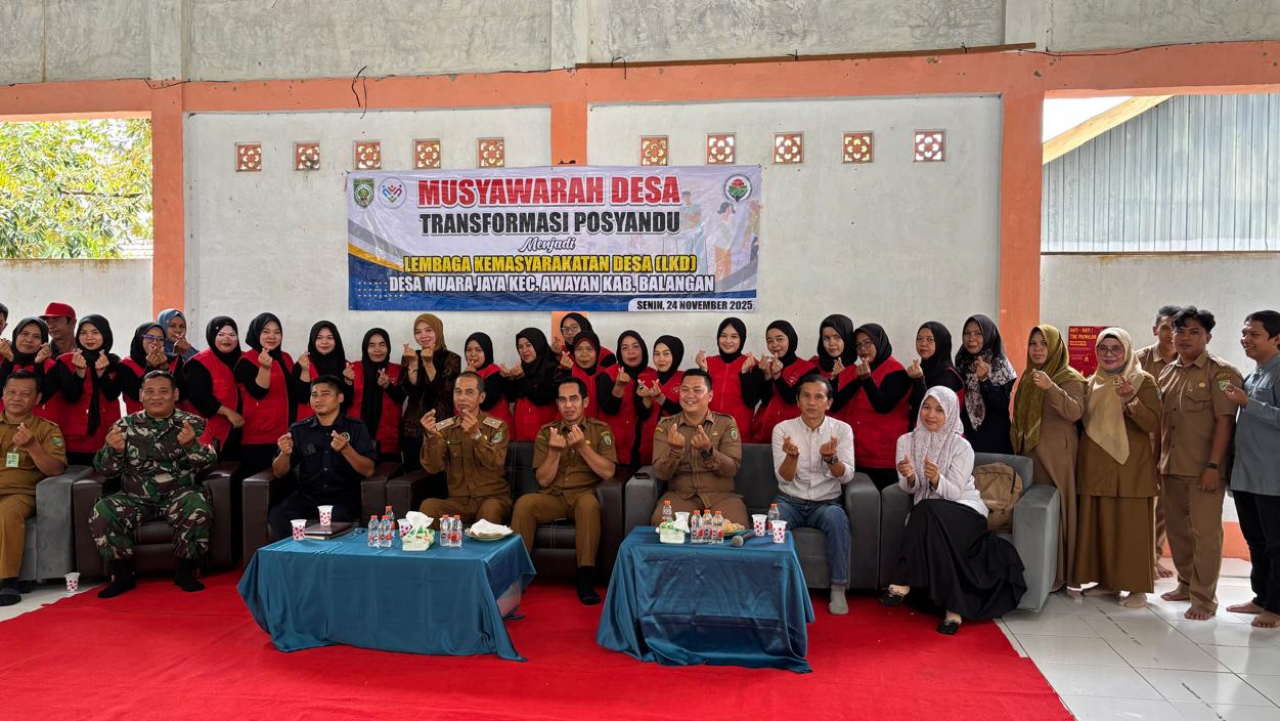 Desa Muara Jaya Gelar Musdes Bahas Transformasi Posyandu Menjadi LKD, Warga Kini Dapat Akses Layanan Lebih Lengkap