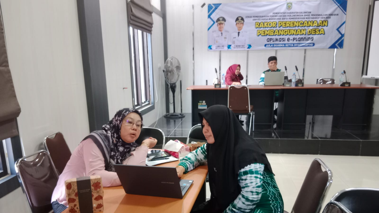 Desa Muara Jaya Ikuti Rakor Aplikasi E-Planning Tahun 2025