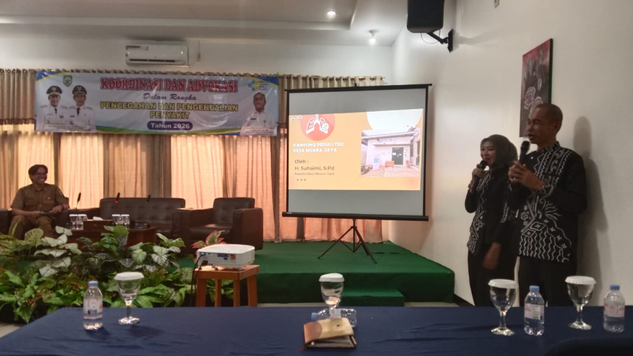 Kades Muara Jaya Paparkan Strategi Kampung Peduli TBC dalam Koordinasi dan Advokasi Pencegahan Penyakit