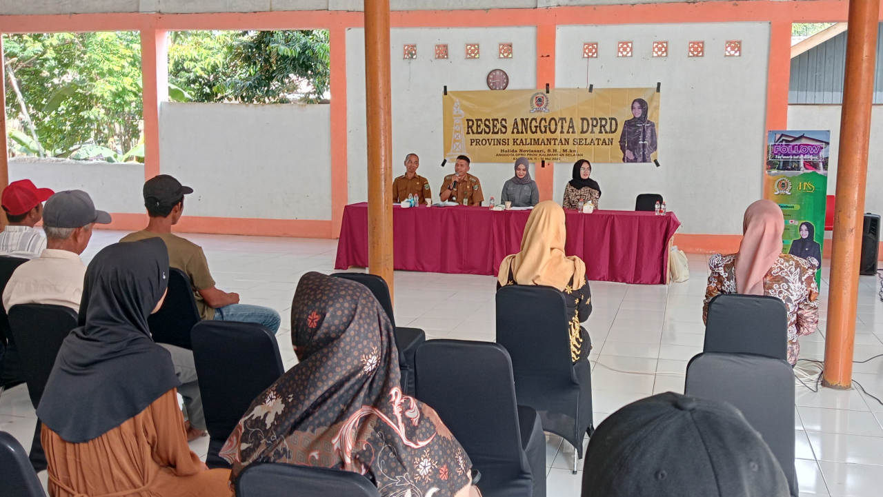 Reses Anggota DPRD Provinsi Kalimantan Selatan di Desa Muara Jaya