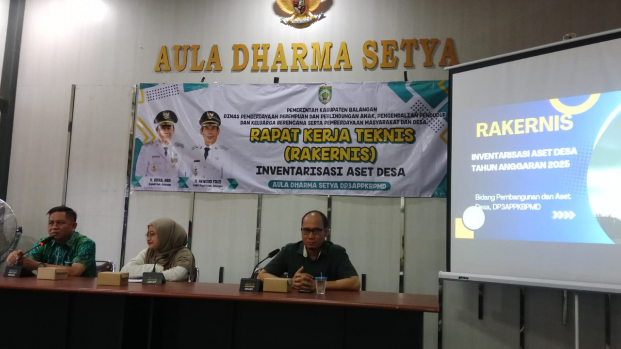 Desa Muara Jaya Ikuti Rakernis Inventarisasi Aset Desa di Aula Dharma Setya DP3APPKBPMD Balangan
