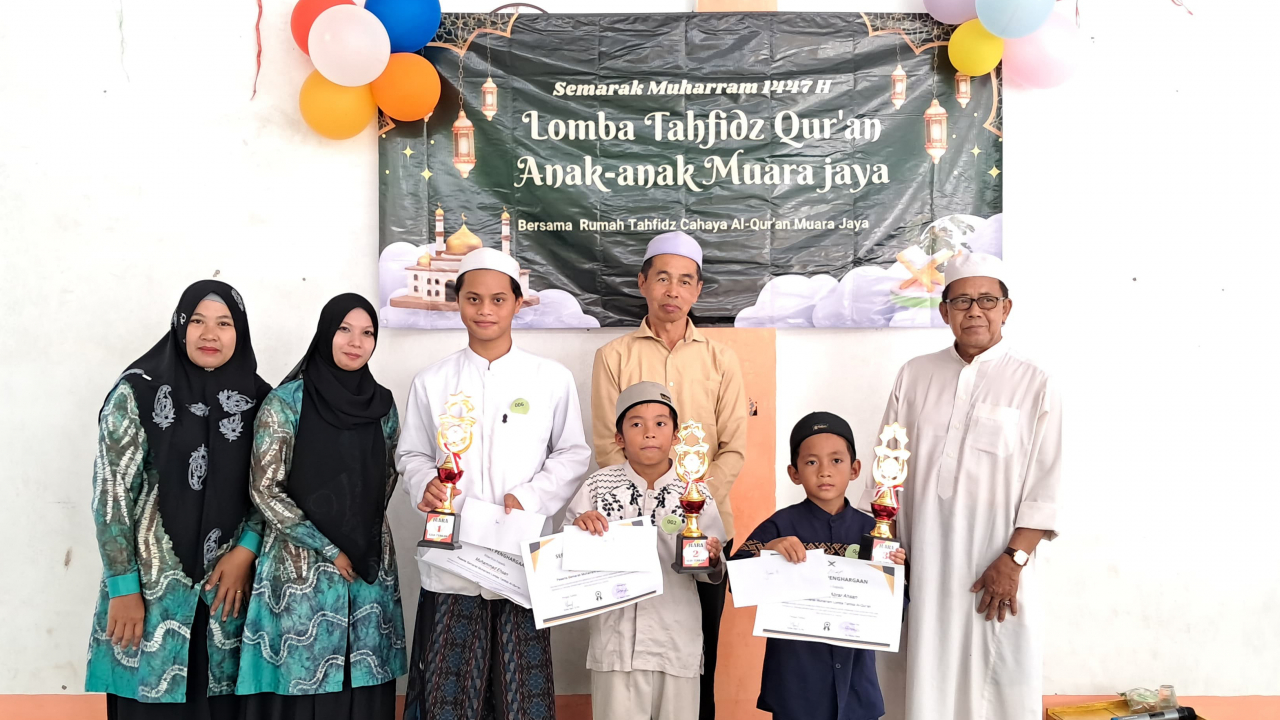 Rumah Tahfidz Cahaya Al-Qur’an Desa Muara Jaya Gelar Peringatan Bulan Muharram 1447 H dengan Pawai dan Lomba Tahfidz