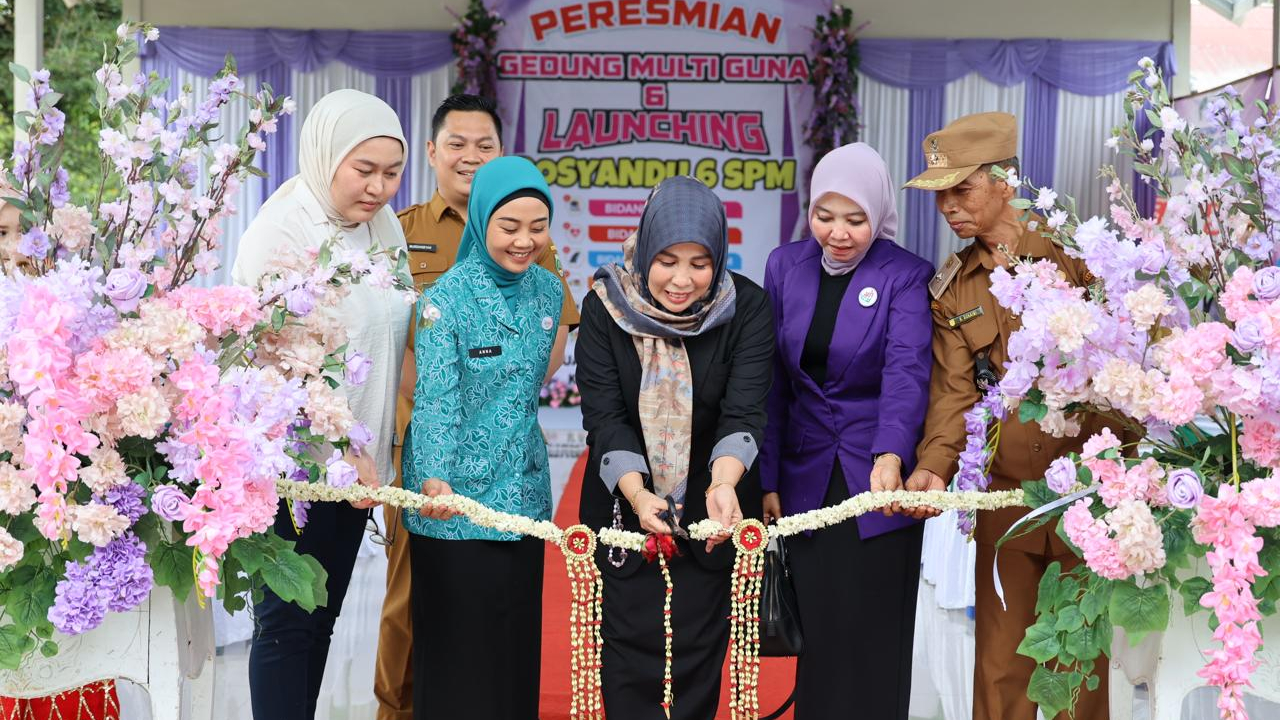 Desa Muara Jaya Perkuat Pelayanan Warga Lewat Peresmian Gedung Multiguna dan Posyandu Enam SPM