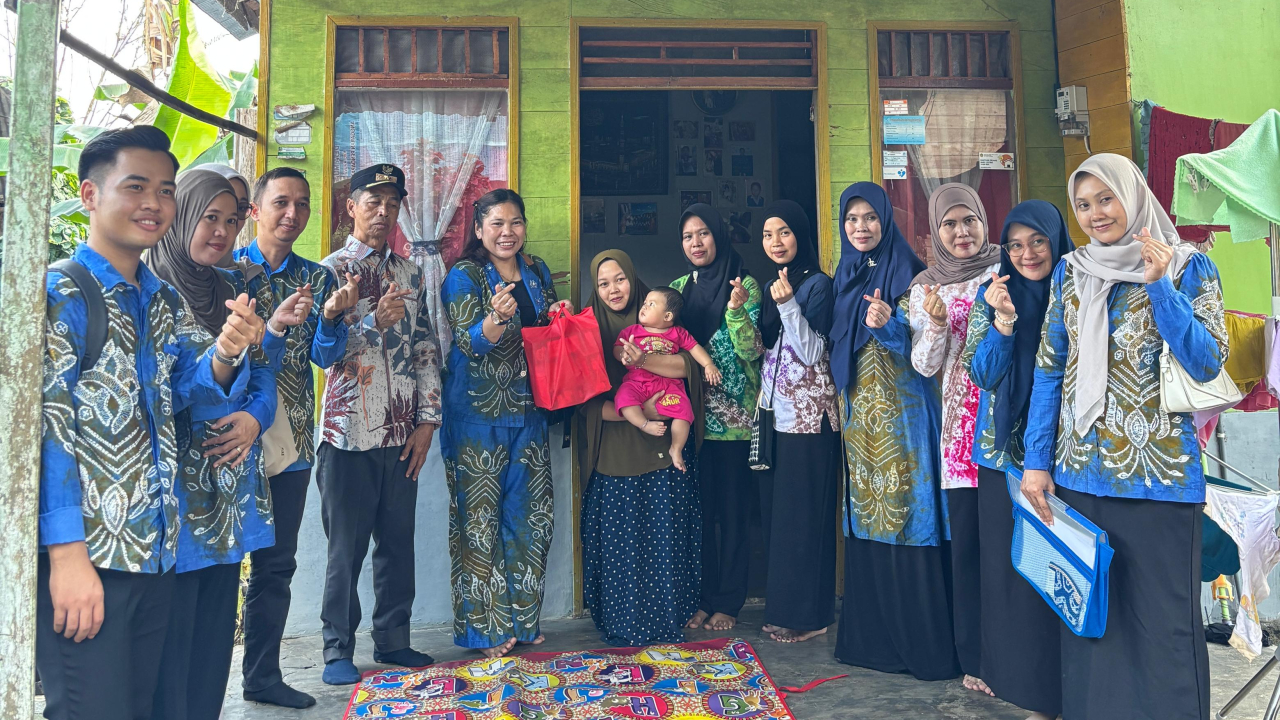 Kunjungan BKKBN Kabupaten Balangan Perkuat Pemantauan Tumbuh Kembang Anak di Desa Muara Jaya