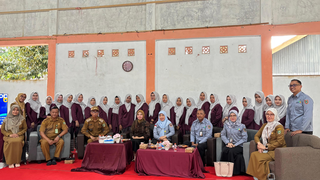 Desa Muara Jaya Jadi Lokasi Supervisi UKBM Tingkat Provinsi Kalimantan Selatan