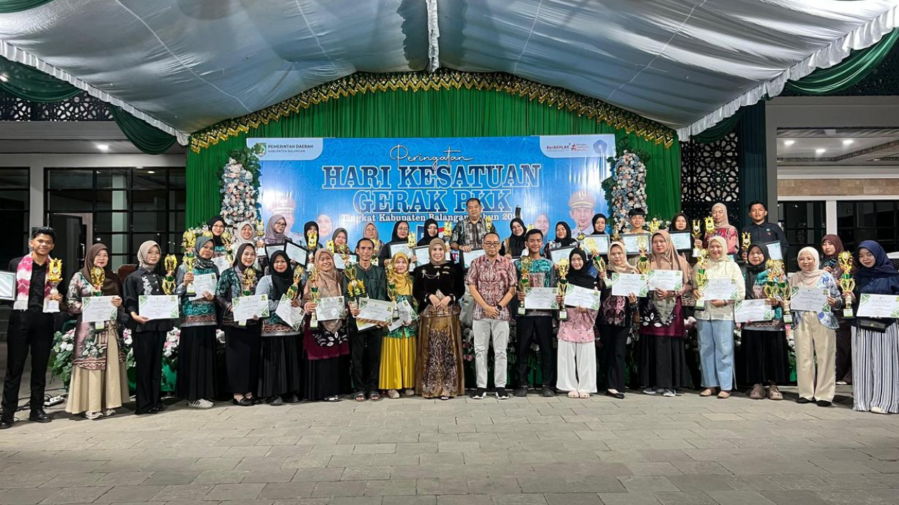 Kecamatan Awayan Borong Prestasi di Jambore HKG PKK Balangan, Muara Jaya Sumbang Juara