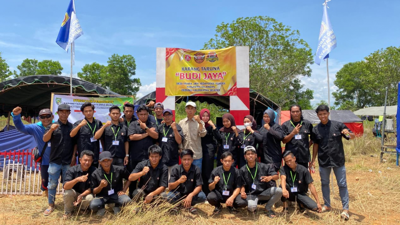 Karang Taruna Desa Muara Jaya Ikuti Kemah Karya Bakti Wisata Karang Taruna ke-36 di Banjarmasin