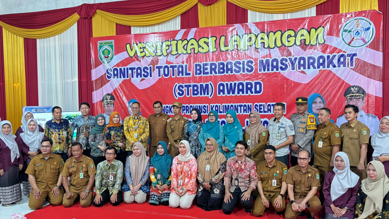 Desa Muara Jaya Wakili Balangan di STBM Award 2025, Tim Provinsi Lakukan Verifikasi Lima Pilar
