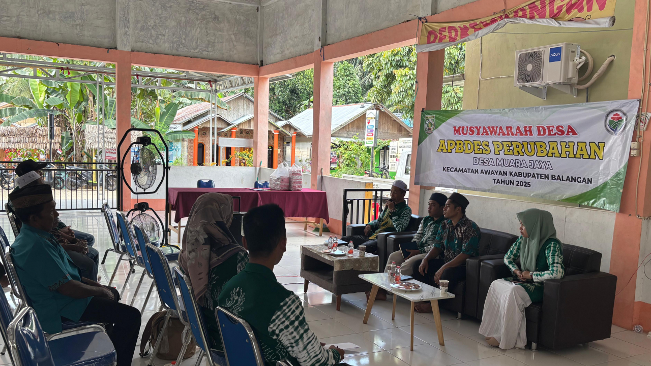 Desa Muara Jaya Gelar Musyawarah Perubahan APBDes Tahun 2025
