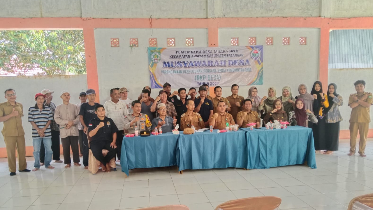 Desa Muara Jaya Gelar Musyawarah Desa, Susun Prioritas Pembangunan Tahun 2027