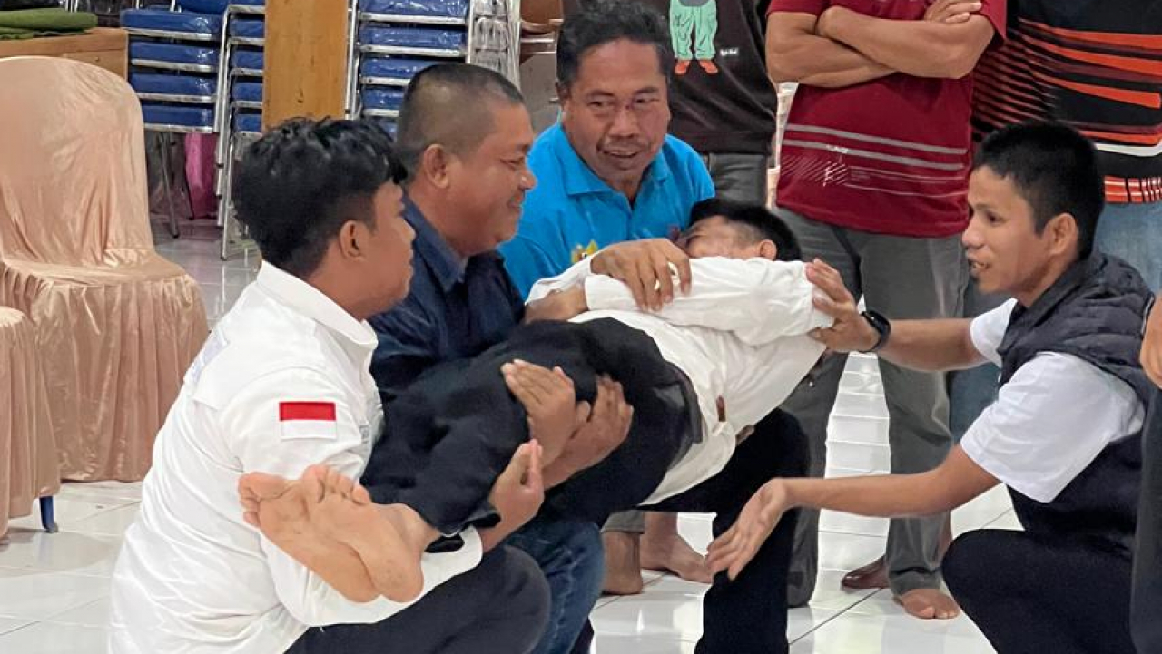 “BPBD Balangan dan Pemdes Muara Jaya Gelar Simulasi Evakuasi Bencana”