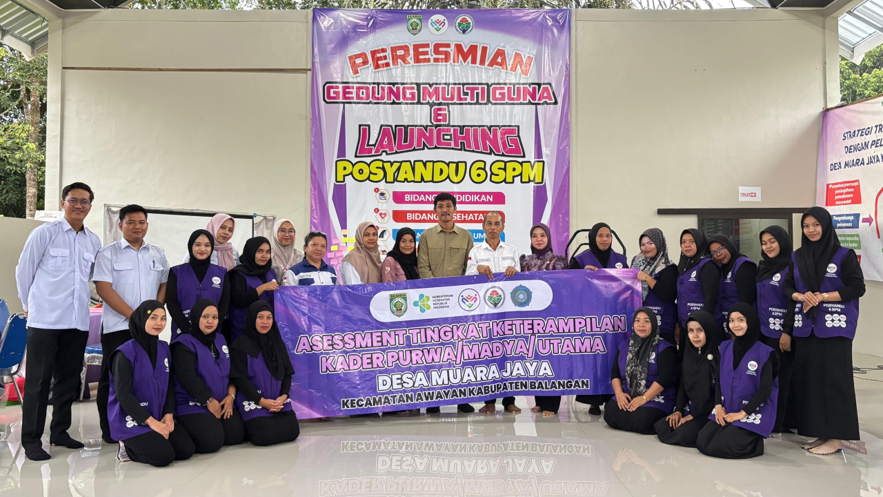 Pelatihan 25 Kompetensi Dasar & Asesmen Keterampilan Kader Posyandu Digelar di Desa Muara Jaya