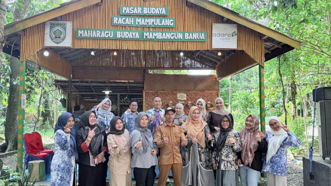Kunjungan Dharma Wanita Persatuan BNN Provinsi Kalsel ke Wisata Racah Mampulang Perkuat Promosi Desa Balida