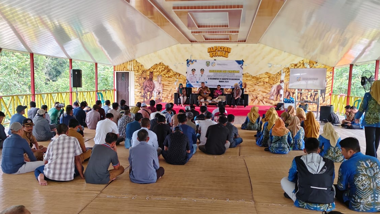 Desa Balida Wakili Kecamatan Paringin dalam Sosialisasi Gerakan Ayah Teladan Indonesia