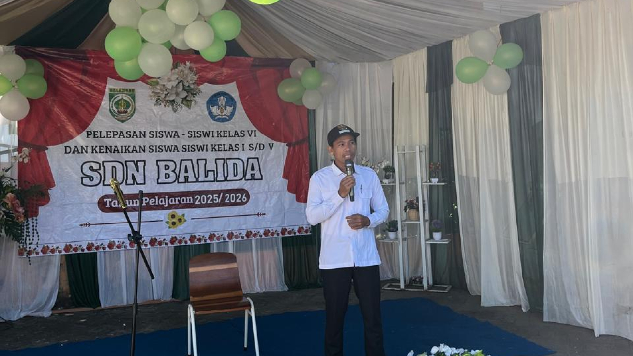 Kepala Desa Balida Hadiri Perpisahan dan Kenaikan Kelas SDN Balida Tahun Pelajaran 2025/2026