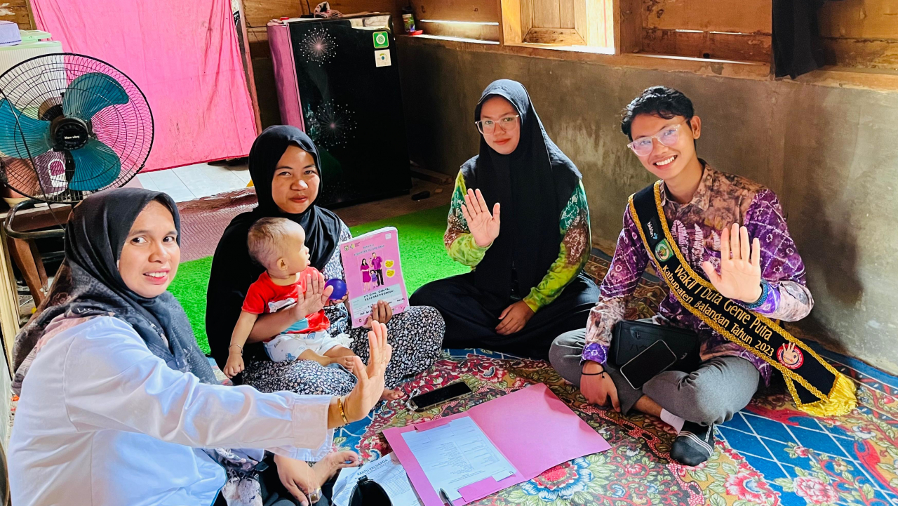 TPK dan Duta GenRe Kolaborasi Dukung Percepatan Penurunan Stunting di Desa Balida