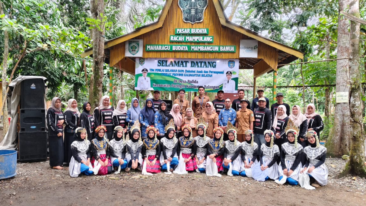 Desa Balida Wakili Kabupaten Balangan dalam Lomba DRPPA Tingkat Provinsi Kalimantan Selatan 2025