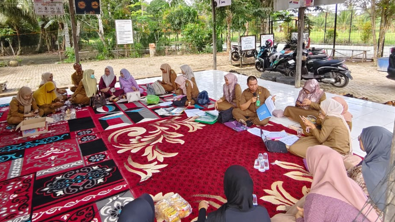 Dinas Kesehatan Balangan Supervisi Layanan KIA-Gizi di Posyandu Desa Balida
