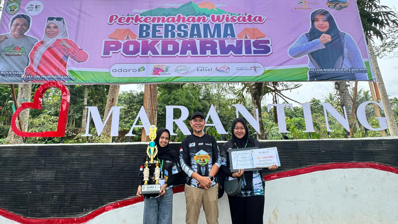 Destinasi Wisata Desa Balida Raih Juara 2 di Perkemahan Pokdarwis Balangan 2025