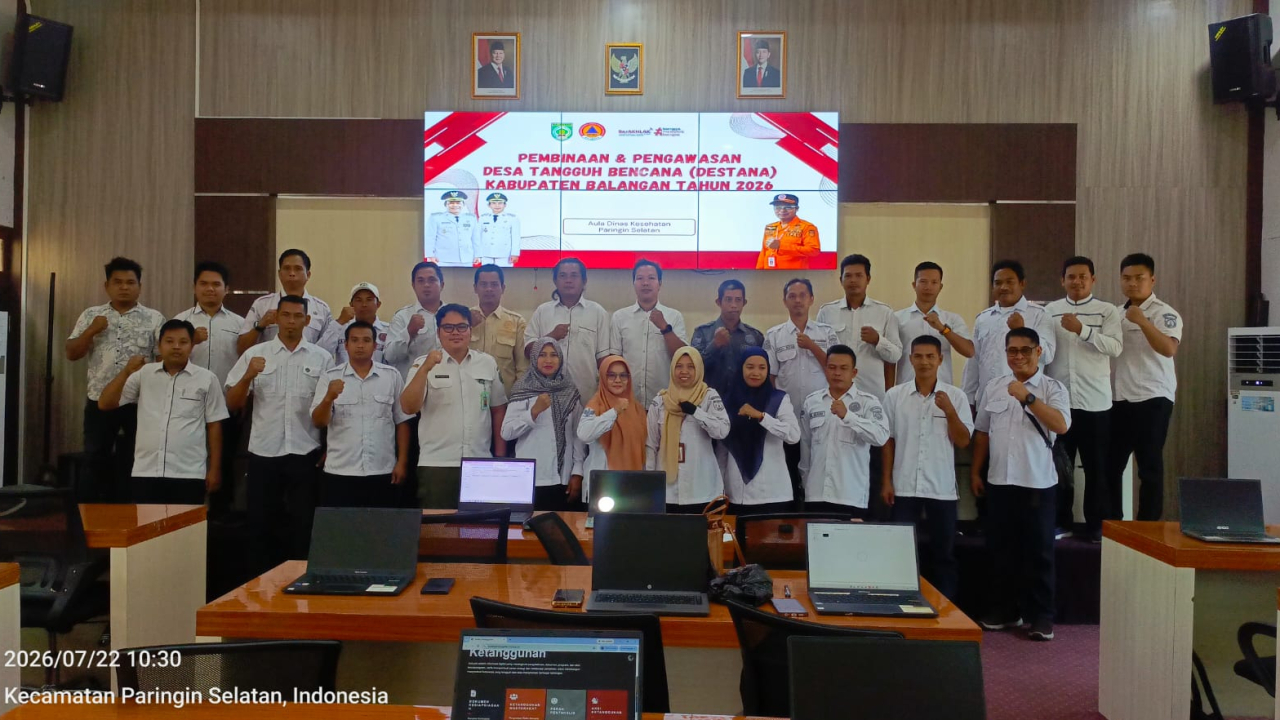 Perwakilan Desa Balida Ikuti Pembinaan dan Pengawasan Desa Tangguh Bencana (DESTANA) Tahun 2026