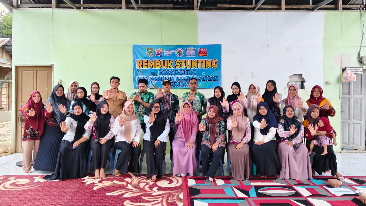 Rembuk Stunting Desa Balida Perkuat Komitmen Penanganan Gizi Anak