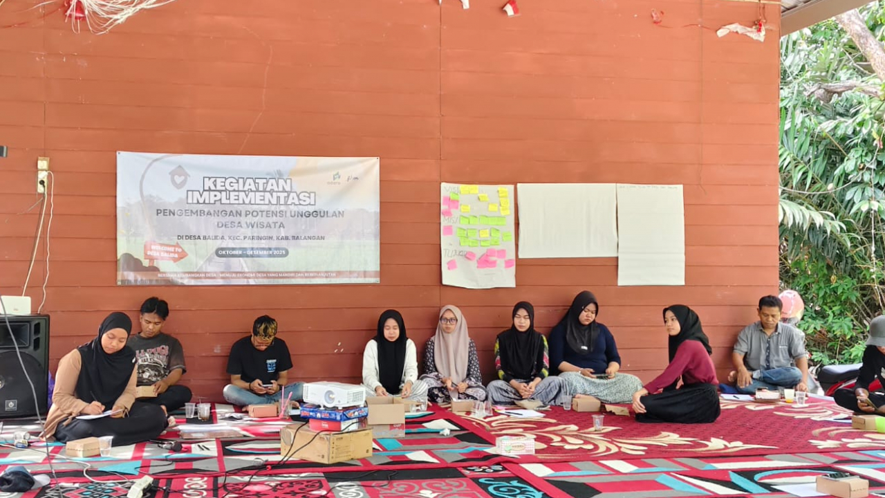 Pelatihan Tata Kelola dan Hospitality Bidang Wisata Digelar di Desa Balida