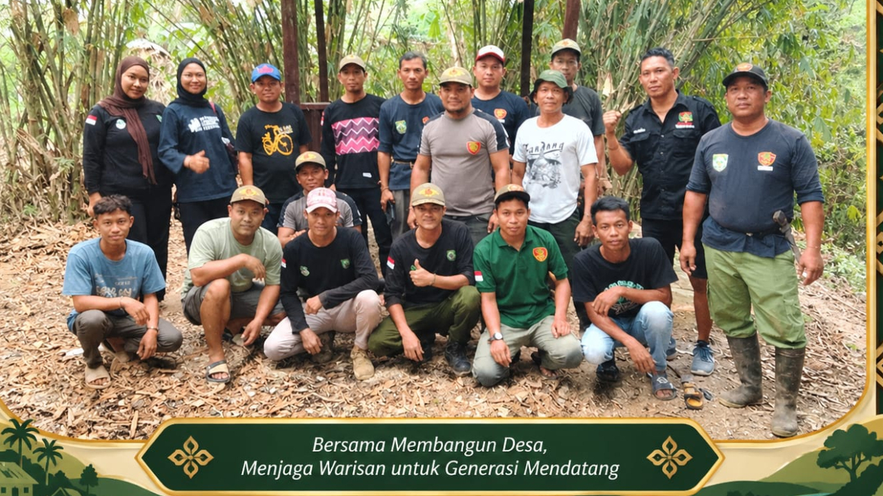 Gotong Royong Bersihkan Area Kebun Bambu dan Pinggiran Sungai Balangan, Pokdarwis Balida Siapkan Camping Ground Terintegrasi Racah Mampulang