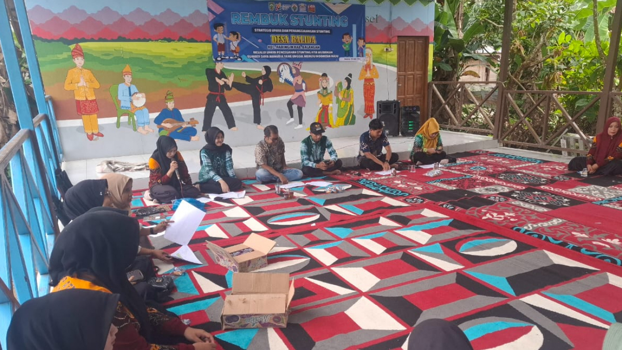 Rembuk Stunting Strategis Desa Balida: Upaya Pencegahan dan Penanggulangan Stunting Menuju Indonesia Maju