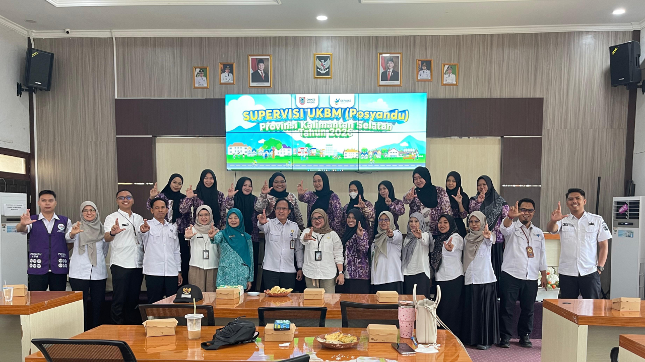 Posyandu Cempaka Putih Desa Balida Ikuti Supervisi Dinas Kesehatan Provinsi Kalimantan Selatan