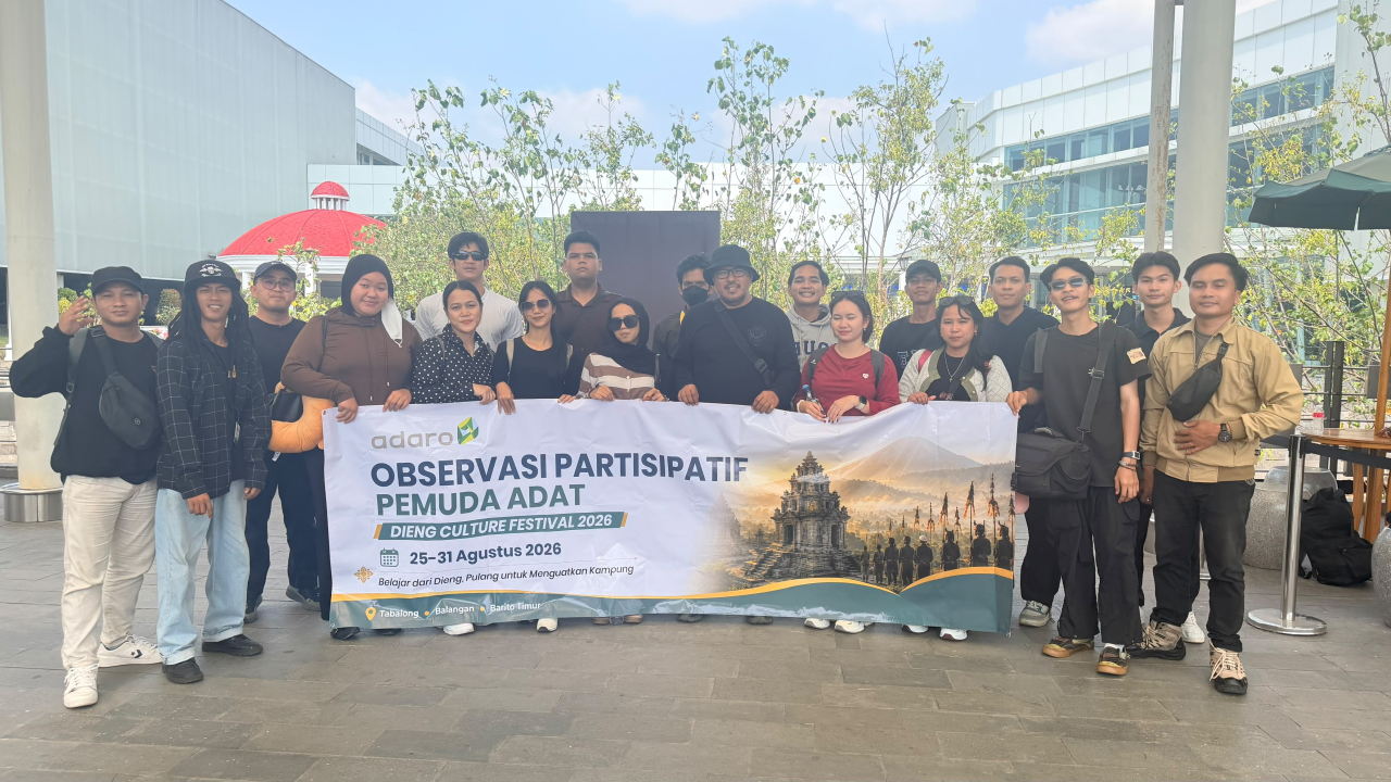 Pokdarwis Racah Mampulang Desa Balida dan Pemuda Adat Balangan Belajar Pengelolaan Festival di Dieng Culture Festival