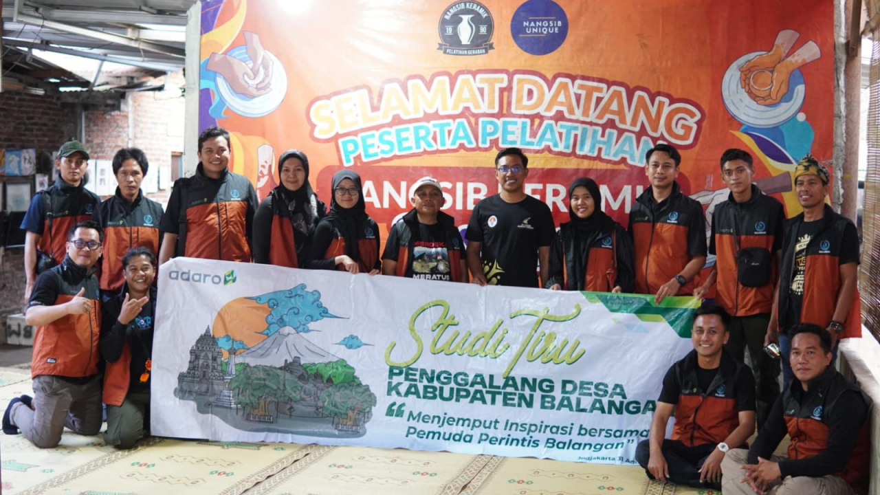Perwakilan Desa Balida Ikuti Studi Tiru Penggalang Desa Kabupaten Balangan ke Yogyakarta
